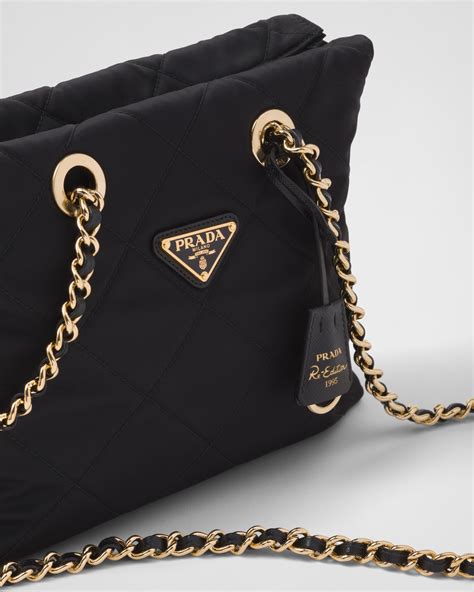 prada re edition 1995 chaine|1995 Prada chain bag.